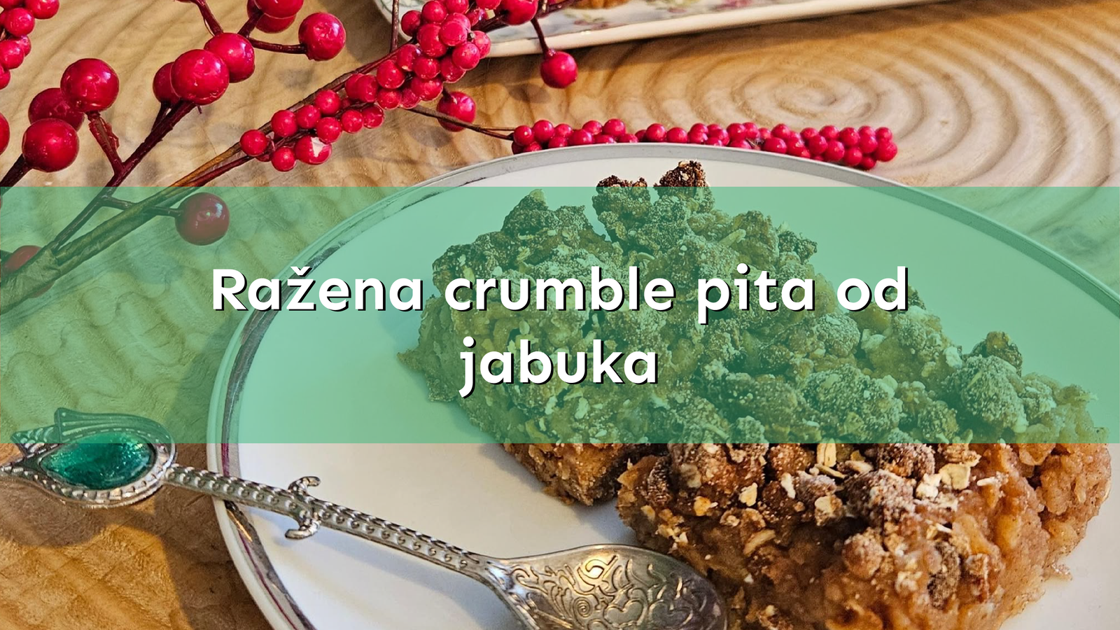 Ražena crumble pita od jabuka
